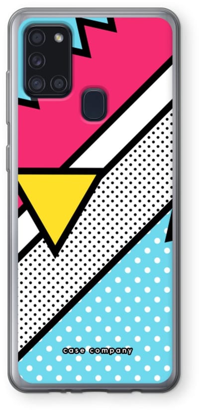 Case Company® - Hoesje geschikt voor Samsung Galaxy A21s hoesje - Pop Art #3 - Soft Cover Telefoonhoesje - Bescherming aan alle Kanten en Schermrand