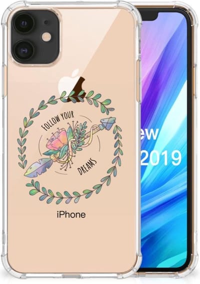 Apple iPhone 11 Stevig Bumper Hoesje Boho Dreams