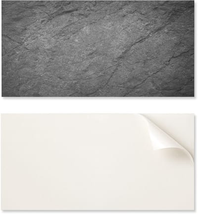 Bedrukt vinylpaneel - Slaapkamerdecoratie 100x50 cm Natuursteenstructuur