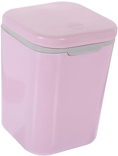 Mini Afvalbak - Bureau Prullenbak - Bureau Organisatie - Compact Formaat - 16.5 cm - Roze