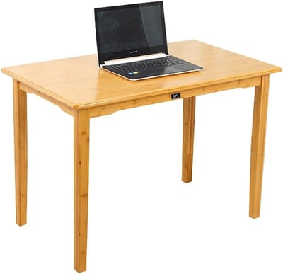 Eettafel Bamboe - Bureau Tafel - Multifunctioneel Gebruik - Waterdicht Desktop - 70x50x72cm - Veelkleurig