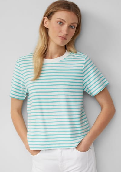 s.Oliver - female - Korter T-shirt van interlock-jersey