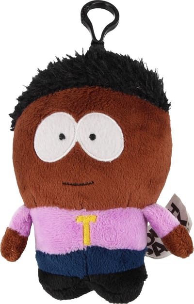 South Park Token Black Pluchen Sleutelhanger en Tashanger – 12x9x5cm – Southpark Knuffel Figuur
