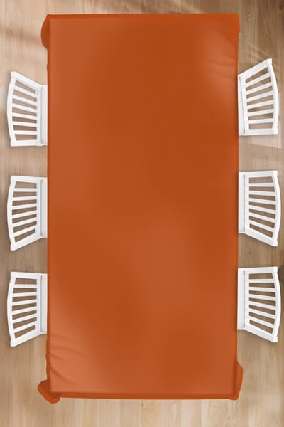 Tafelkleed - Tafellaken - 150x300 cm - Terracotta - Bruin - Palet - Effen - Kleuren - Kleur - Binnen en Buiten