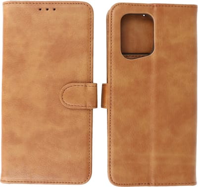 Oppo Find X5 Hoesje Book Case Portemonnee Telefoonhoesje Bruin