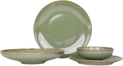 Bonna Serviesset - Sage Hygge - 24 delig - 6 persoons - Porselein