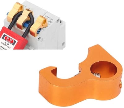 Lockout Tagout-slot - Micro-Elektrisch Vergrendelingshangslot - Aluminiumlegering - Veiligheidsoplossing - Industrial Lockout Tagout - Ge...