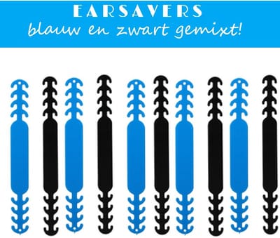 Mondkapje Verlengstuk (10 Stuks) - Ear Saver Earsaver - Oor Beschermer - Mondkapje Houder - Beugel - Mix kleuren