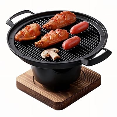 SPHProducts - Draagbare tafelgrill - Rookloze Grill - Compact en lichtgewicht