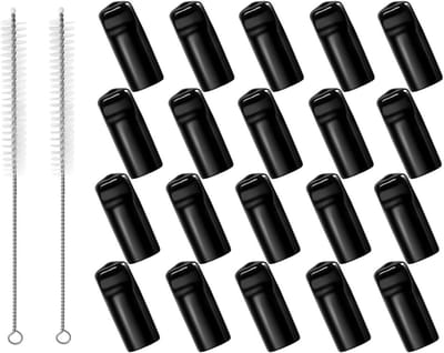 20 Stuks Bier Tap Covers en 2 Stuks Lange Schoonmaakborstels voor Perfecte Hygiëne en Onderhoud