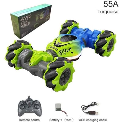 Nieuwe 4WD RC Auto Speelgoed 2.4G Radio Afstandsbediening Auto RC Horloge Gebaar Sensor Rotatie Twist Stunt Drift Voertuig speelgoed voor Kinderen Kids Gift handle rc