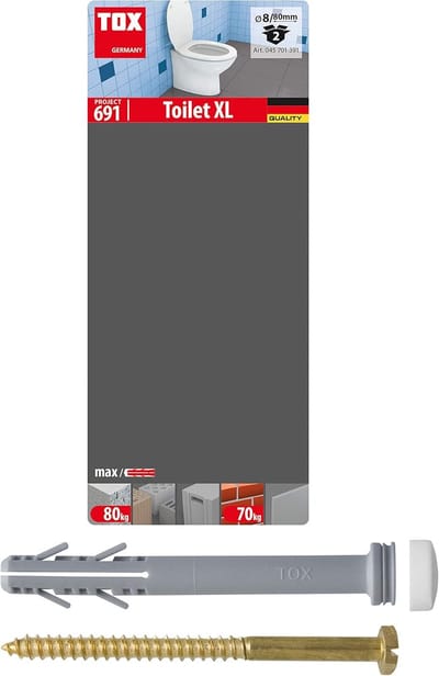 Toilet Bevestiging - Staande WC - Vloermontage - Extreme Grip - 35 mm