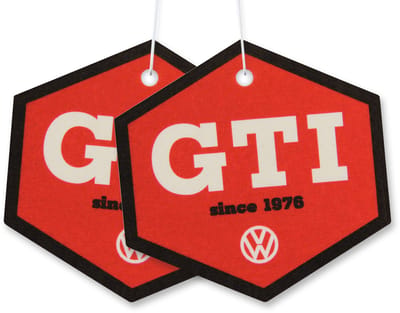 VW Collection by BRISA - Set van 2 Volkswagen GTI luchtverfrissers (Kokosnoot)