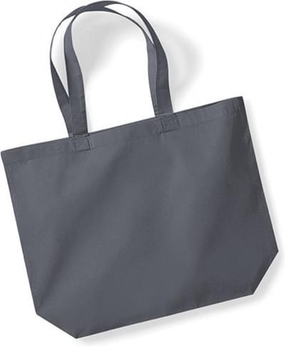 Westford Mill Maxi Bag For Life WM125 - Graphite Grey - 35 x 39 x 13,5 cm