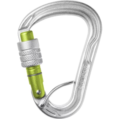 Edelrid Hms Strike Screw Fg Karabijnhaak Zilver