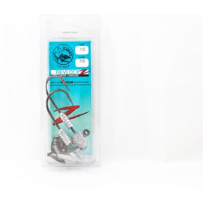 Tackle Tactics Revlockz HD NC Jigkop 1/2 oz 7/0 2 stuks per verpakking (9650) blue