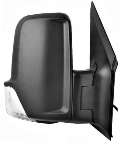 BILMAX Rechter Buitenspiegel Vervanging voor Volkswagen Crafter (2E) 2009–2017, Mercedes Sprinter (B906) 2007–2017, Elektrisch Verstelbaar, Verwarmd, met Richtingaanwijzer, 6-Pins (Passagierszijde)