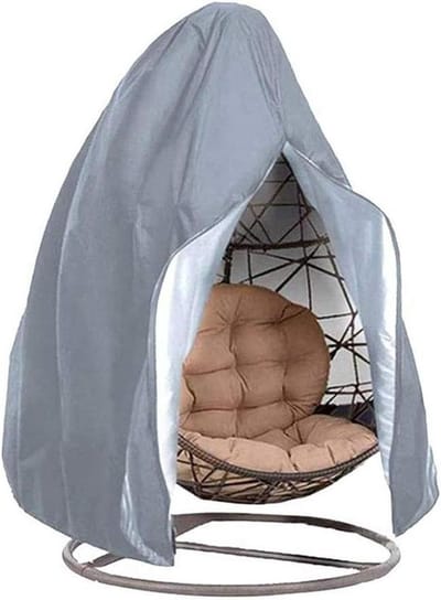 Waterdichte meubelbeschermhoes voor enkele schommelstoel - Hangstoelhoes met ritssluiting - Cocoon Egg Chair Cover chair cover with garden