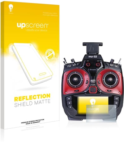 upscreen - Screenprotector voor Graupner MZ-32 (3.Gen) - Folie Beschermfolie anti glare matte
