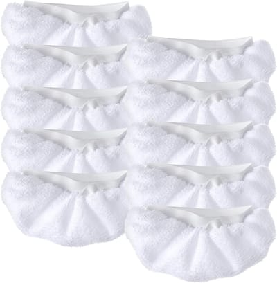 Set van 10 Wasbare Stoomreiniger Pads, Herbruikbare Microvezel Doeken voor Handheld Stoomreinigers, Universele Accessoires voor Effectieve Schoonmaak