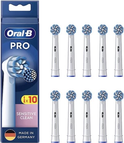 Oral B Sensitive Clean PRO Opzetborstels - 10 stuks