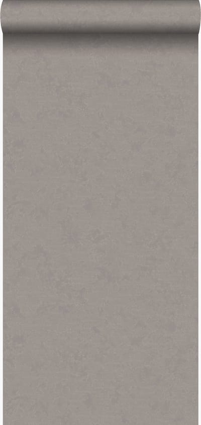 Origin Wallcoverings behang effen taupe en glanzend brons - 53 cm x 10.05 m - 346205
