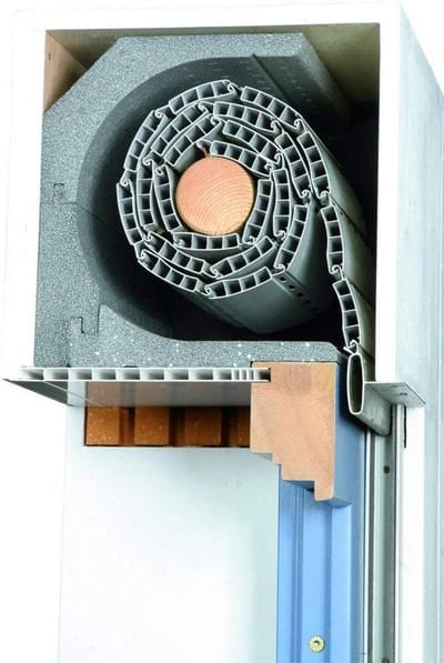 Rollerkast Isolatie - Luik Isolatie - Energie Besparen - Verbeterde Warmte Isolatie - 20 mm Dikte - Zwart