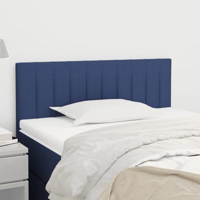 vidaXL - Hoofdbord - 100x5x78/88 - cm - stof - blauw