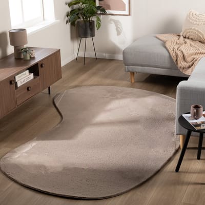 NATURL. Zacht laagpolig vloerkleed - Cozy Ripple Taupe - 160x230cm