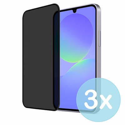 Privacy Screenprotector Geschikt voor Samsung Galaxy A36 – Anti-Gluren – Krasbestendig Gehard Glas 9H – Volledige Dekking – 3-Pack – FuturiQ