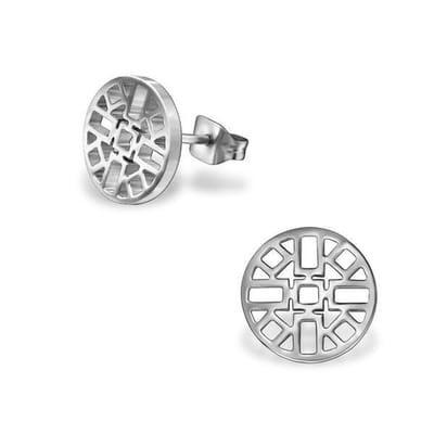 Montebello Oorbellen Aylin - 316L Staal - Azteken - ∅10mm