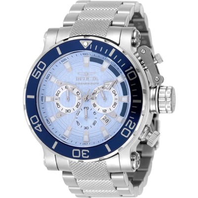 Invicta Coalition Forces 50226 Herenhorloge - Quartz Uurwerk - Roestvrij Staal met Blauwe Wijzerplaat - 52 mm
