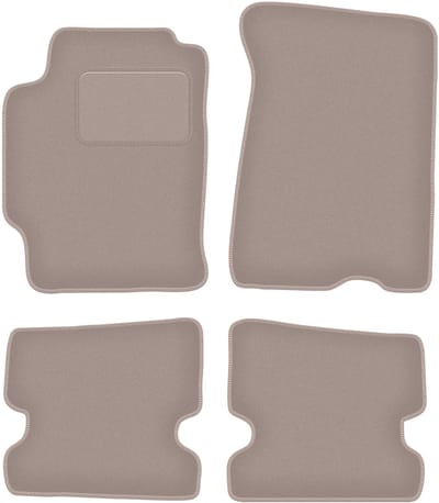 Beige velours vloermatten voor: Mazda MX-6 II coupé (1992-1997)