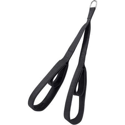 Antislip Lange Triceps Strap Kabelbevestiging Touw voor Armkracht Multifunctionele Spier Training Pull Down Oefening zwart