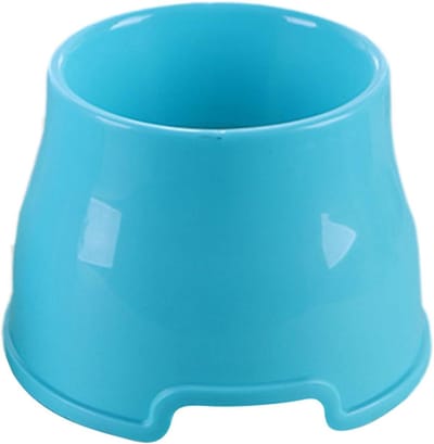 Hondenwaterbak - Verhoogde voerbak - Comfortabel voeren - Vaatwasmachinebestendig - 29 x 24 x 19 cm - Blauw