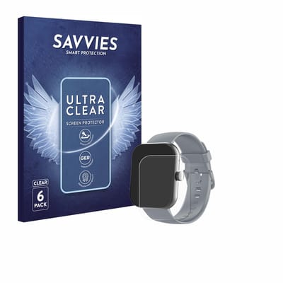 Savvies - Screenprotector voor Motast Y66 1.96" - Folie Beschermfolie transparant 6 Stuks