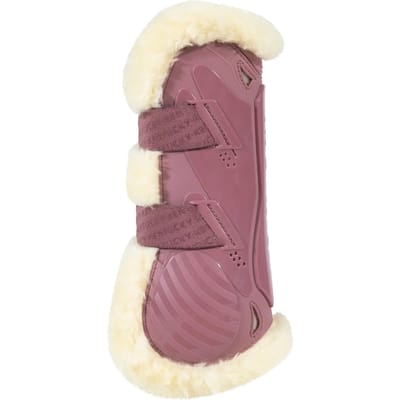 Kentucky Horsewear - Vegan bont Peesbeschermers bamboo elastiek old rose M