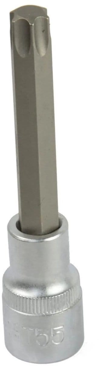 GEKO 1/2" Torx bitdop - T55 - 100mm - CrV staal