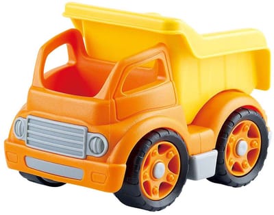 Playgo Bio Based Kiepvrachtwagen Oranje - 15cm