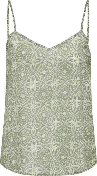 Only Top Onlmiley Singlet Ptm 15326247 Hedge Green/ethnic Dames Maat - S