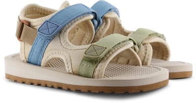 Shoesme Beige Lichtgewicht Sandaal - Sandalen Kind - Jongens - Beige Blue Green - Spandex - Maat 25
