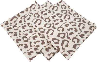 Honeybears hydrofiele doeken – 3 stuks - Inbakerdoek hydrofiel baby – Hydrofiele luierdoek – Panterprint – 40 X 38 CM