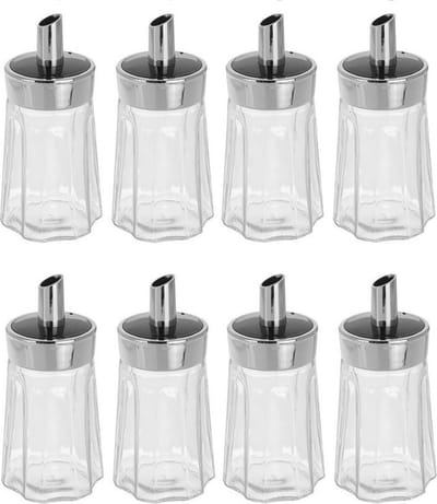 Excellent Houseware Suikerstrooier / suikerdispenser - 8x - 175 ml - Suikervaatje - horeca / restaurant / thuis