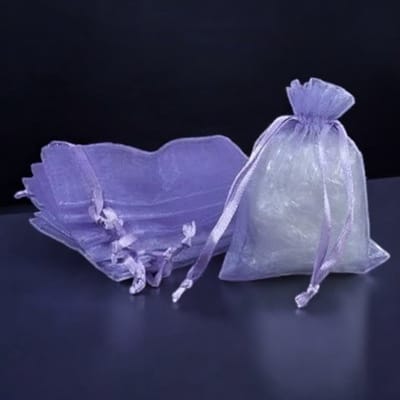 50 x Organza zakjes 13 x 18cm Lavendel Lila