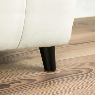 P17 - DYLAN | SET 4 Houten Voeten | Wengé kleur | Hoogte 8 cm | Houten Poten Voor Banken en Meubels