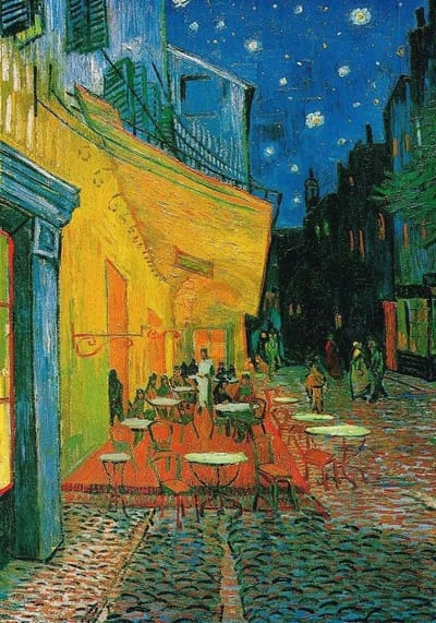 Kunstdruk Vincent Van Gogh - Café at Night 60x80cm