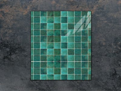 TMK ArtDeko - Snijplank Glas - 45x52 cm - Groen
