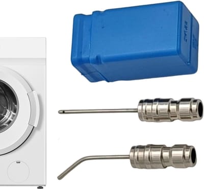 Hogedruk Sproeierset - Naaldtips Was - Efficiënt Reinigen - Roestvrij Staal - 1/4 Snelkoppeling - Zilverkleurig