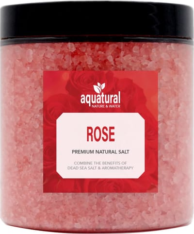 Aquatural Rozen Badzout - 350 g - bad kristallen