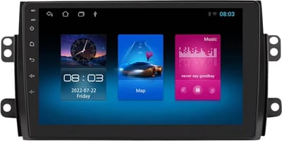 Autoradio met bluetooth - Carplay - Voor Suzuki SX4 (2006-2013) - Geschikt voor Apple en Android - Stereo - Navigatie - Navigatiesysteem auto - 1GB 16GB